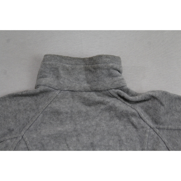 Columbia Men Sweater Fleece Gray Mock Neck Size Small - Picture 10 of 11